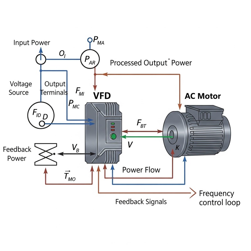 Motor Speed Control Through Frequency Variation